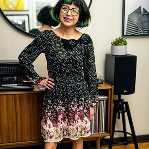 Vintage Floral Dress